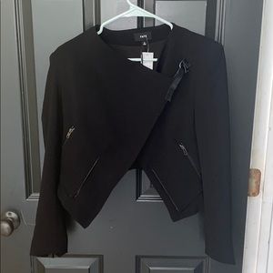 Fate Crop Zipper pocket blazer